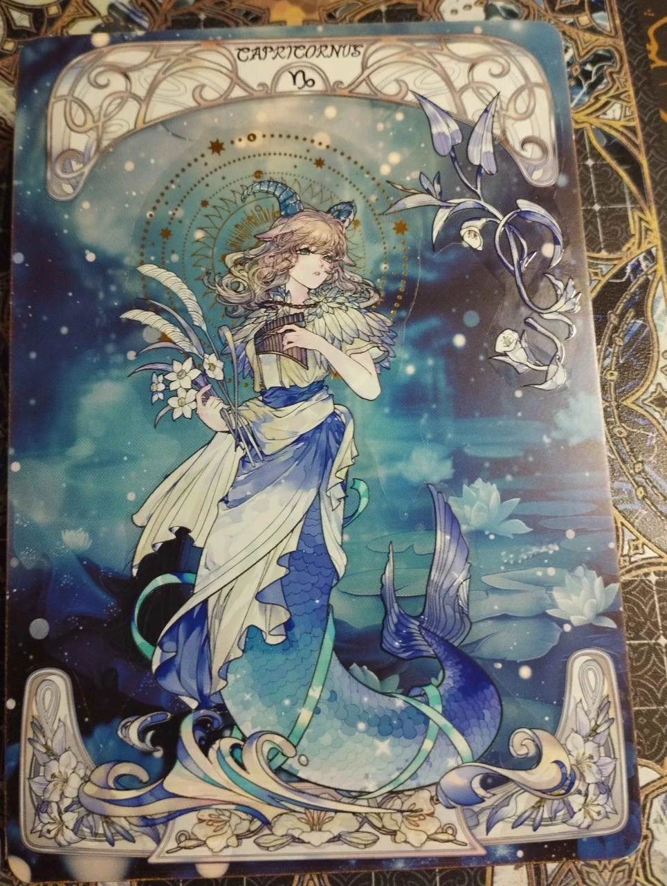 Carte signe du Zodiaque : Capricorne